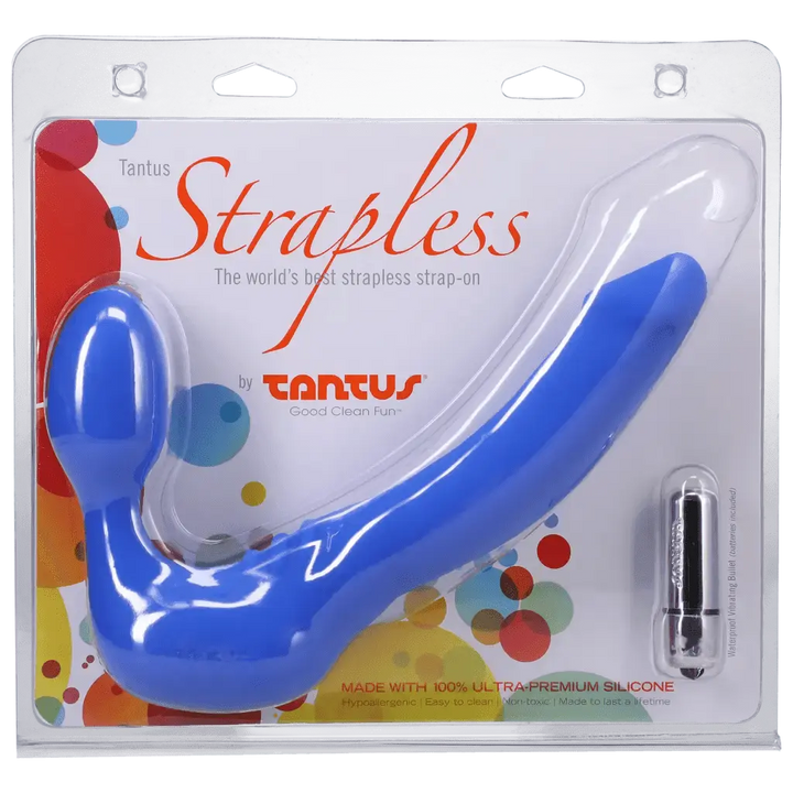 Tantus Strapless Slim Azure (Medium) - Dreamy Desire