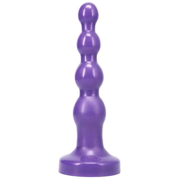 Tantus Silicone Ripple Large Anal Plug - Midnight Purple - Dreamy Desire