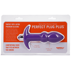 Tantus Perfect Plug Plus Vibrating Anal Plug - Purple - Dreamy Desire