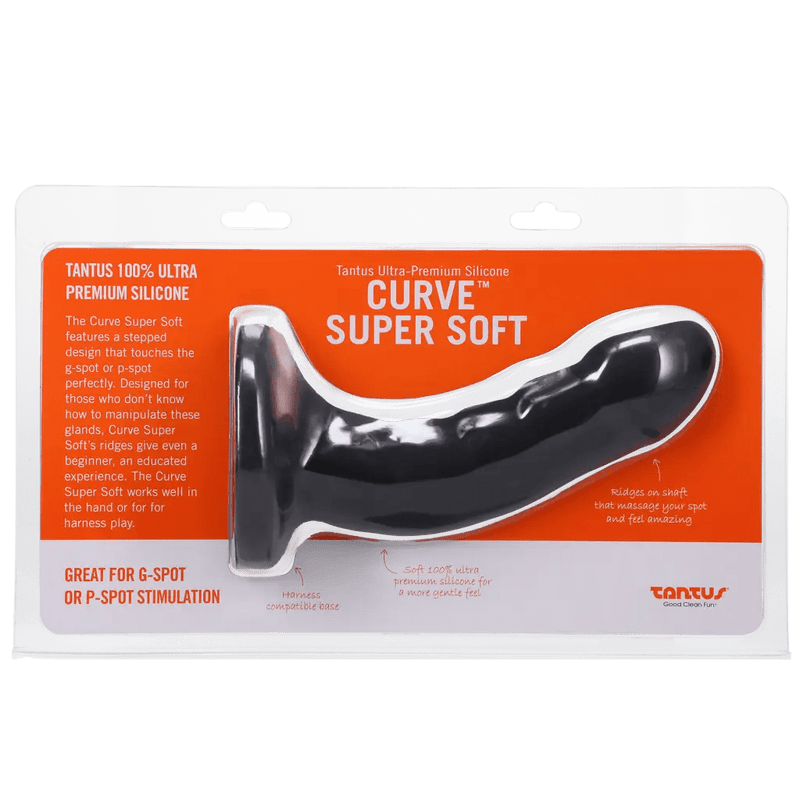 Tantus Anal Toys Tantus Curve Onyx Soft Dildo