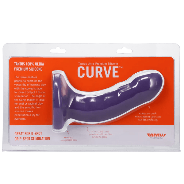 Tantus Anal Toys Tantus Silicone Curve Dildo - Amethyst