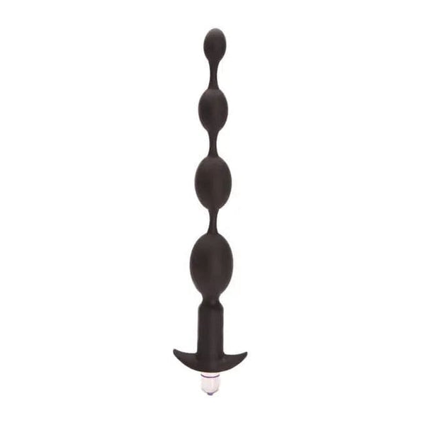 Tantus Anal Toys Tantus Silicone Vibrating Progressive Anal Beads (Black)