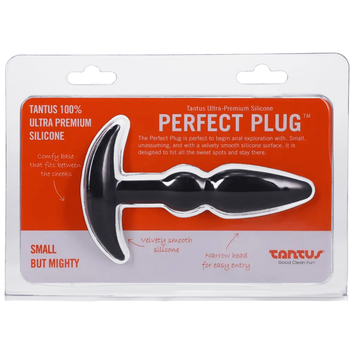 Tantus - Silicone Perfect Butt Plug (Black) - Dreamy Desire