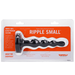 Tantus Silicone Ripple - Small Butt Plug (Black) - Dreamy Desire