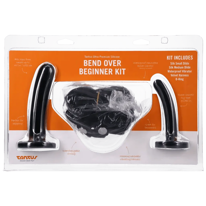 Tantus Bend Over Beginner Harness Kit - Onyx - Dreamy Desire