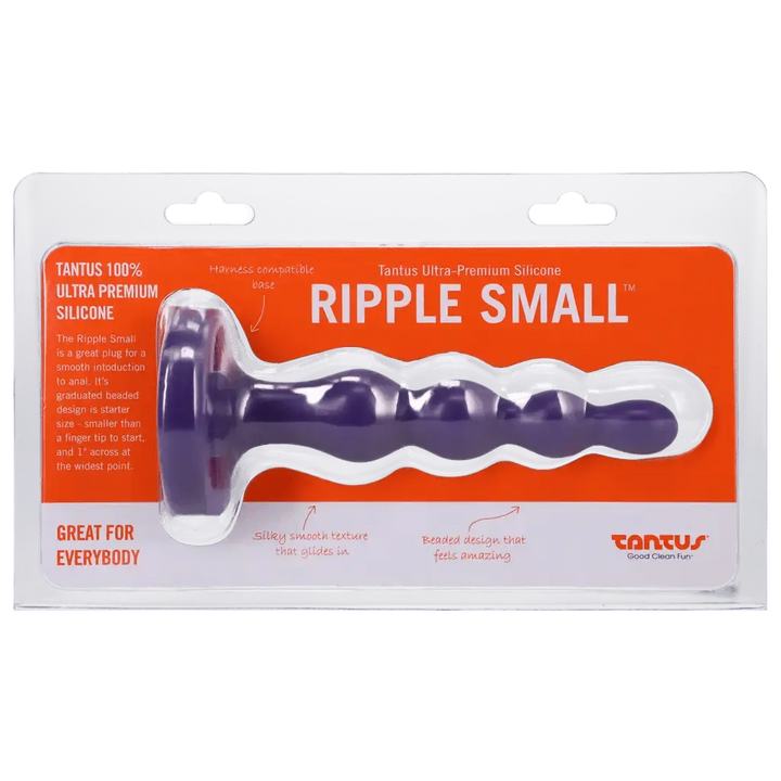 Tantus Ripple Small Firm Plug Anal Beads - Dreamy Desire