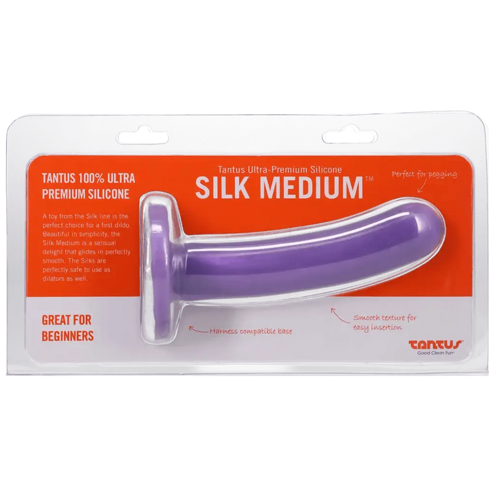 Tantus Silk Medium Dildo - Lavender Firm - Dreamy Desire