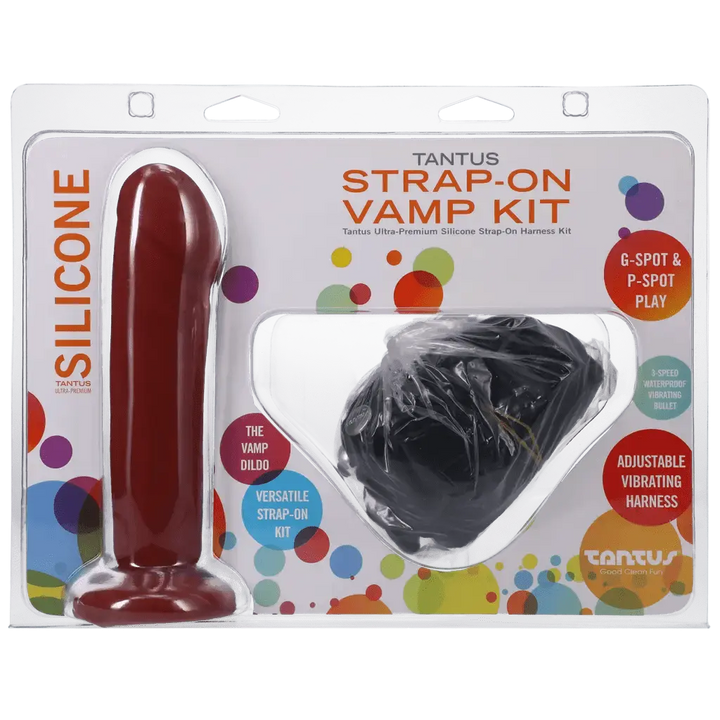 Tantus Strap-On Vamp Kit Crimson Medium - Dreamy Desire