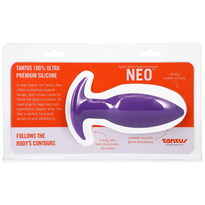 Tantus Silicone Neo Butt Plug in Purple - Dreamy Desire