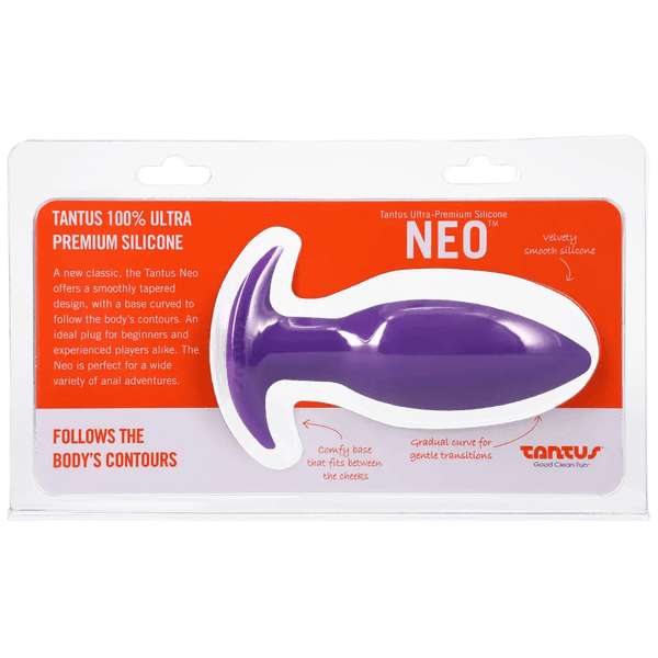 Tantus Anals Toys Purple Tantus Silicone Neo Butt Plug in Purple