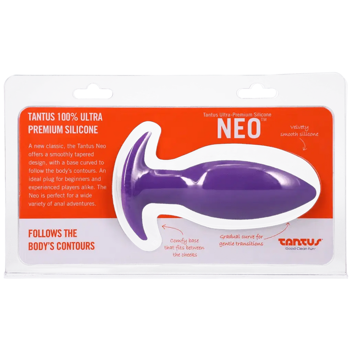 Tantus Silicone Neo Butt Plug in Purple - Dreamy Desire