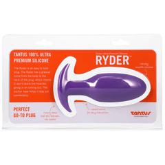 Tantus Silicone Ryder Butt Plug - Lilac - Dreamy Desire