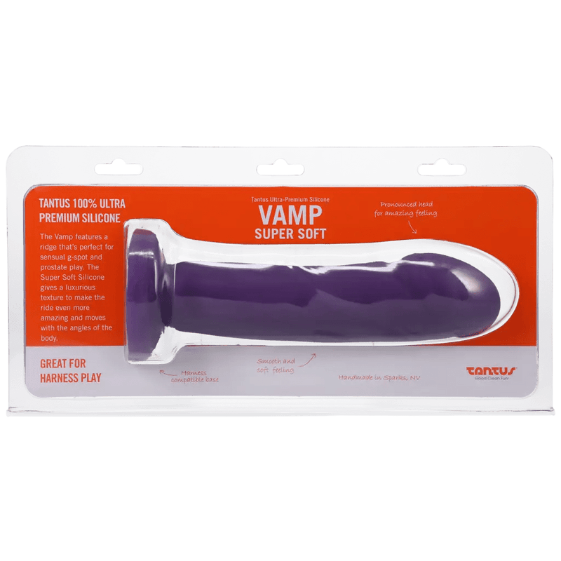 Tantus Anals Toys Tantus Silicone Vamp Super Soft Dildo in Purple