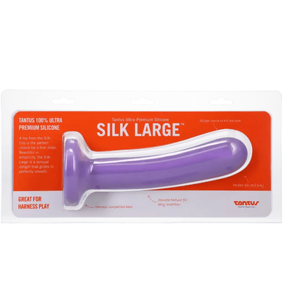 Tantus Silk Large Silicone Dildo (Purple) - Dreamy Desire