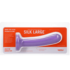 Tantus Silk Large Silicone Dildo (Purple) - Dreamy Desire