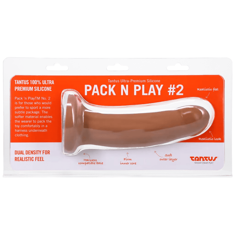 Tantus Dongs & Dildos Tantus Pack 'n Play No.2 Dual Density Dildo