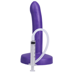 Tantus Pop Slim Squirting Dildo Indiglow - Dreamy Desire