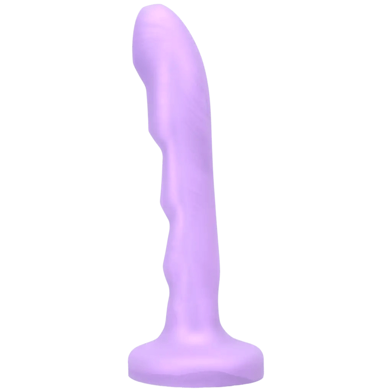 Tantus Dongs & Dildos Tantus Silicone Charmer - Curved G-Spot Dildo in Lavender