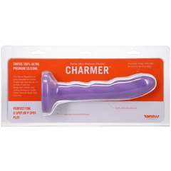Tantus Silicone Charmer - Curved G-Spot Dildo in Lavender - Dreamy Desire