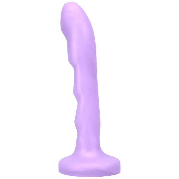 Tantus Silicone Charmer - Curved G-Spot Dildo in Lavender - Dreamy Desire