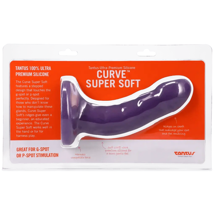 Tantus Silicone Curve Dildo - Amethyst - Dreamy Desire