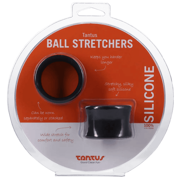 Tantus Super Soft Black Ball Stretcher Kit - Dreamy Desire