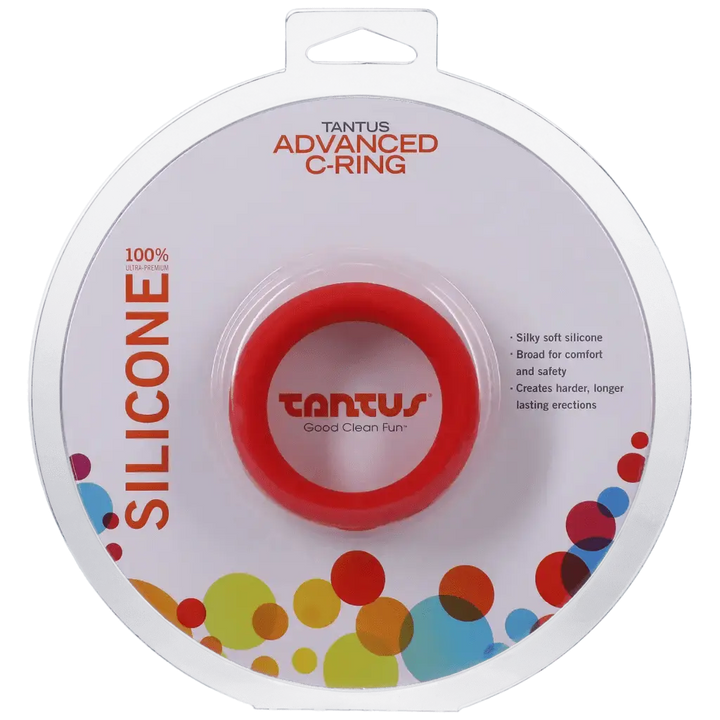 Tantus Cock Ring Advanced - 1 3/4 inches (Red) - Dreamy Desire