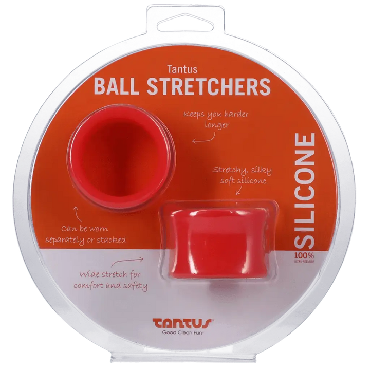 Tantus Silicone Super Soft Red Ball Stretcher Kit - Dreamy Desire