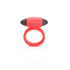 Tantus Vibrating Super Soft Cock Ring in Red - Dreamy Desire