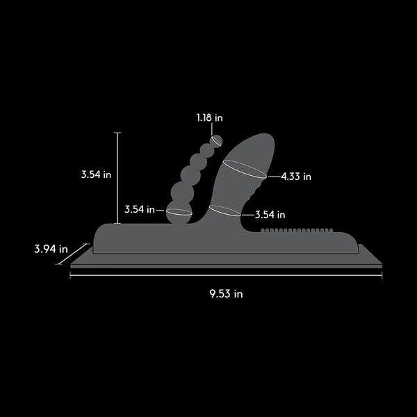Buckwild - Double Penetration Silicone Attachment - Dreamy Desire