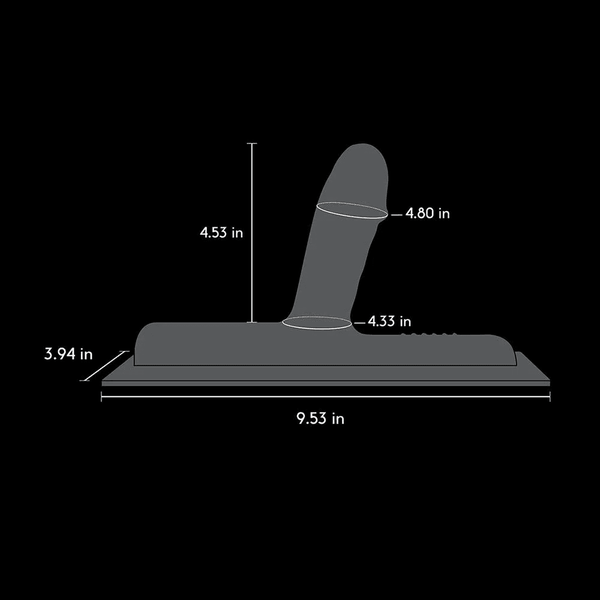 Bronco - Realistic Silicone Attachment - Chocolate - Dreamy Desire