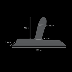 Bronco - Realistic Silicone Attachment - Chocolate - Dreamy Desire