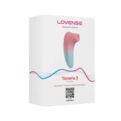 Tenera 2 by Lovense retail box showing Bluetooth clitoral suction stimulator branding