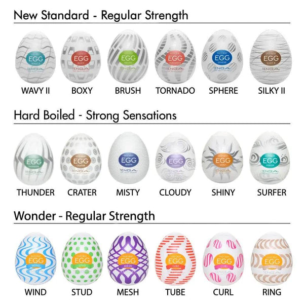 Tenga - Egg Brush Masturbator - Dreamy Desire