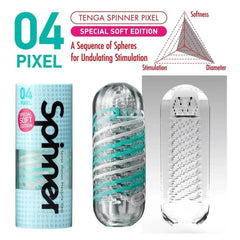 Tenga Spinner 04 Pixel Special Soft Edition Masturbator - Dreamy Desire