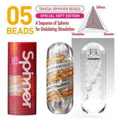 Tenga Spinner 05 Beads Special Soft Edition - Dreamy Desire