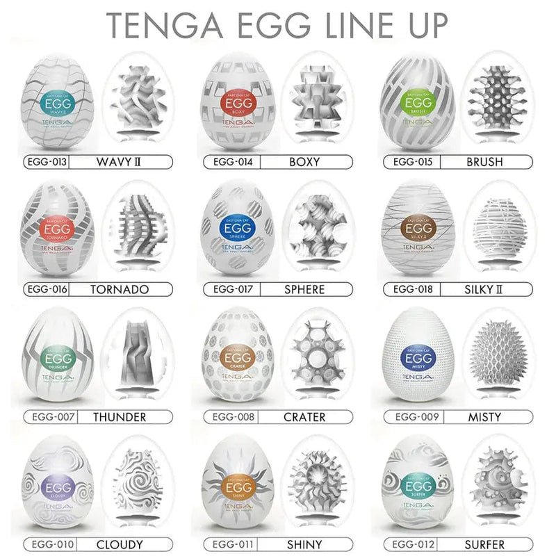 Tenga Other Default Tenga Egg New Standard 6-Pack Variety Pack