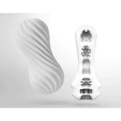 Tenga Flex Silky White Male Masturbator - Dreamy Desire