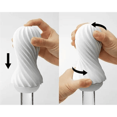 Tenga Flex Silky White Male Masturbator - Dreamy Desire