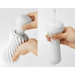 Tenga Flex Silky White Male Masturbator - Dreamy Desire