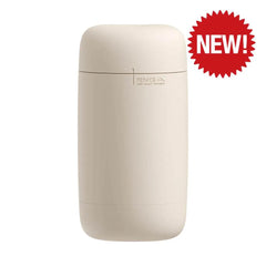 Tenga Puffy Latte Brown male masturbator, smooth matte capsule shape, front view