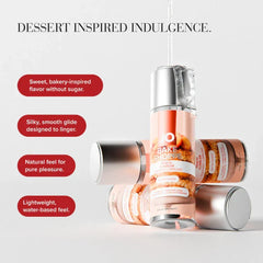 Three JO Bake Shoppe bottles arranged together highlighting smooth, lightweight water-based formula