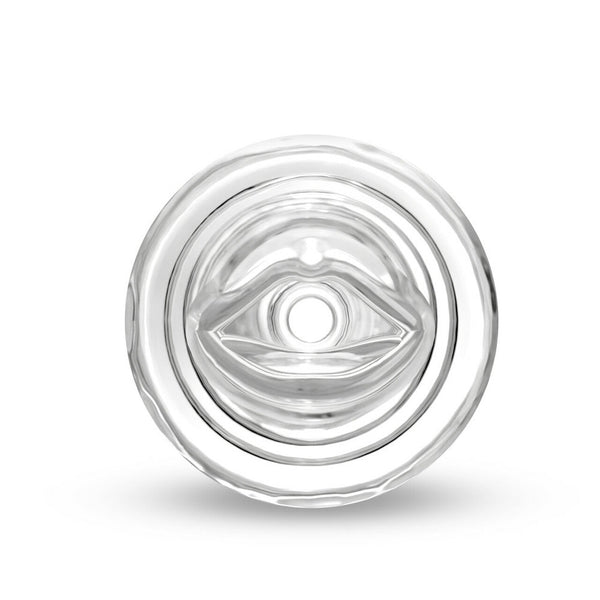 Top-down view of All Nighter stroker entry opening with concentric ring design