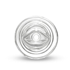 Top-down view of All Nighter stroker entry opening with concentric ring design
