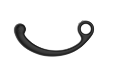 Top-down view of the AXI Spot Wand highlighting its gentle arc shape and integrated finger loop