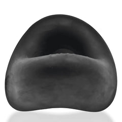 Top-down view of Hunkyjunk FORM cockring showing wide body and open center ring