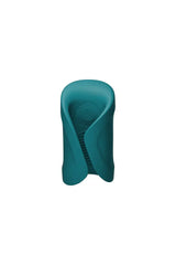 Top-down view of Lovense Gush 2 open sleeve showing interior curved ergonomic silicone shape