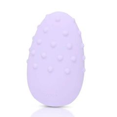 Top-down view of Mimi Deux showing full dotted silicone surface in soft lavender
