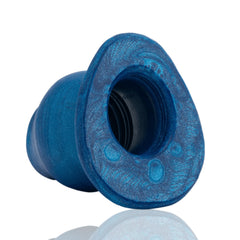 Top-down view into Pighole Morph-4 XL hollow core with ribbed interior channel and wide flared base