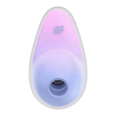 Top-down view of Pixie Dust showing the air pulse opening and SF logo detail